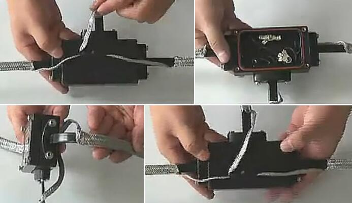 二通、三通接線盒正確接線盒方式圖